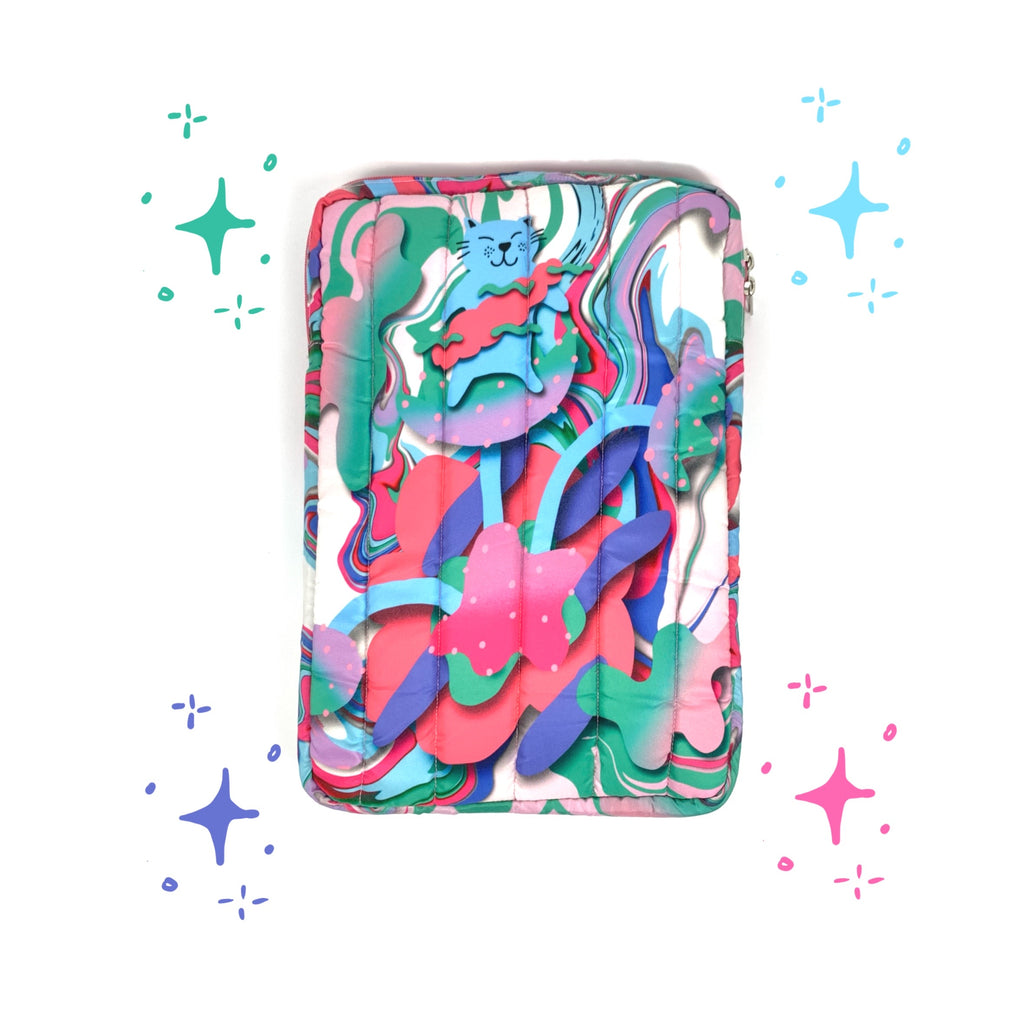 Soresore Goji 14-Inch Laptop Sleeve | Padded & Water-Resistant Case with Artist Print