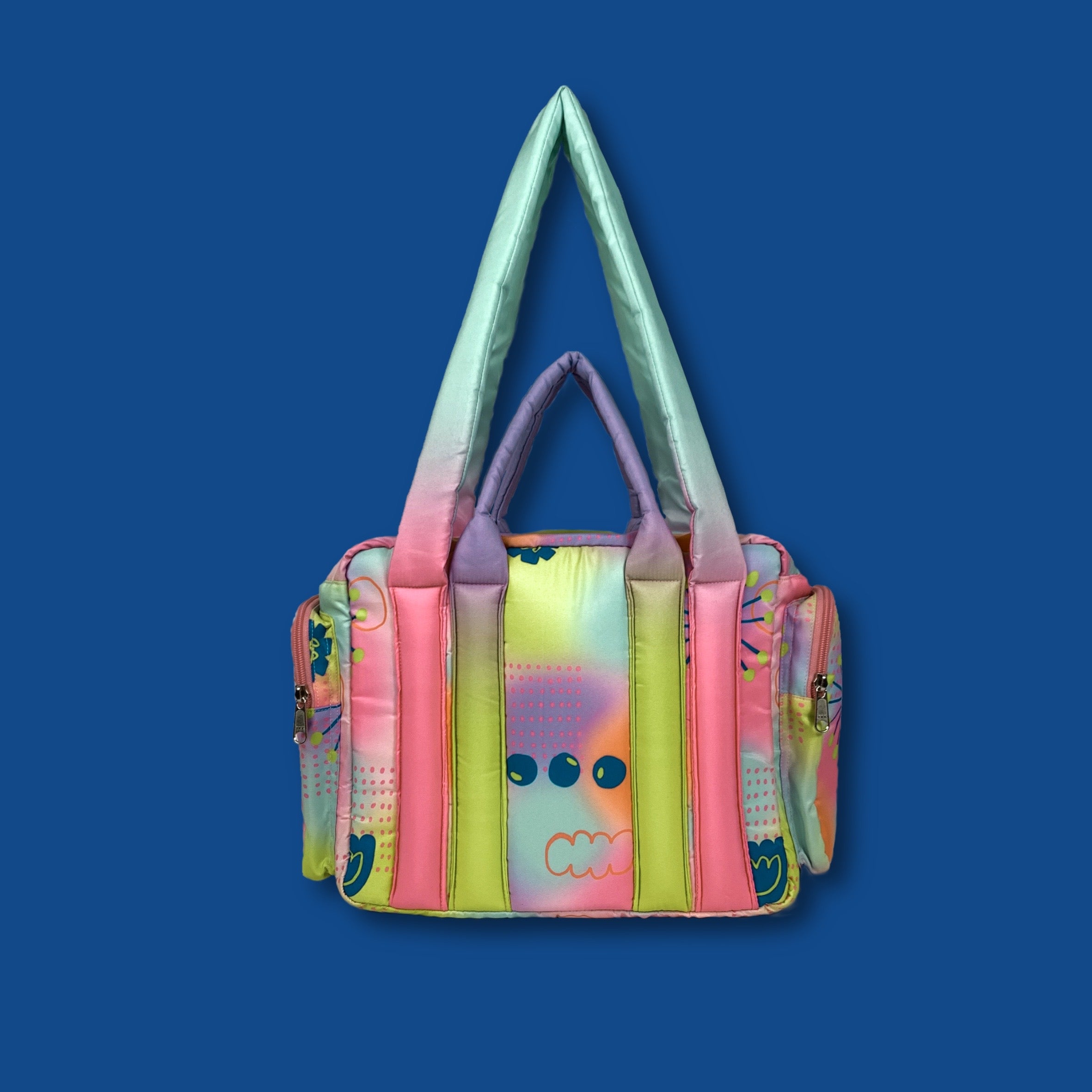 Soresore Fugu Puffy Tote Bag | Padded Shoulder Bag with 12-Inch iPad Sleeve | Korean Style Cloud Bag