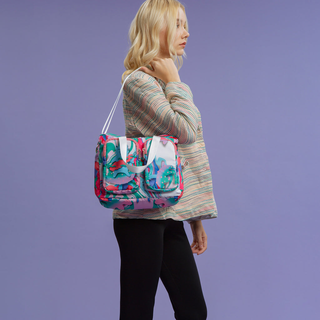 Soresore Lou Sling Bag | Padded Crossbody with 12-Inch Tablet Sleeve