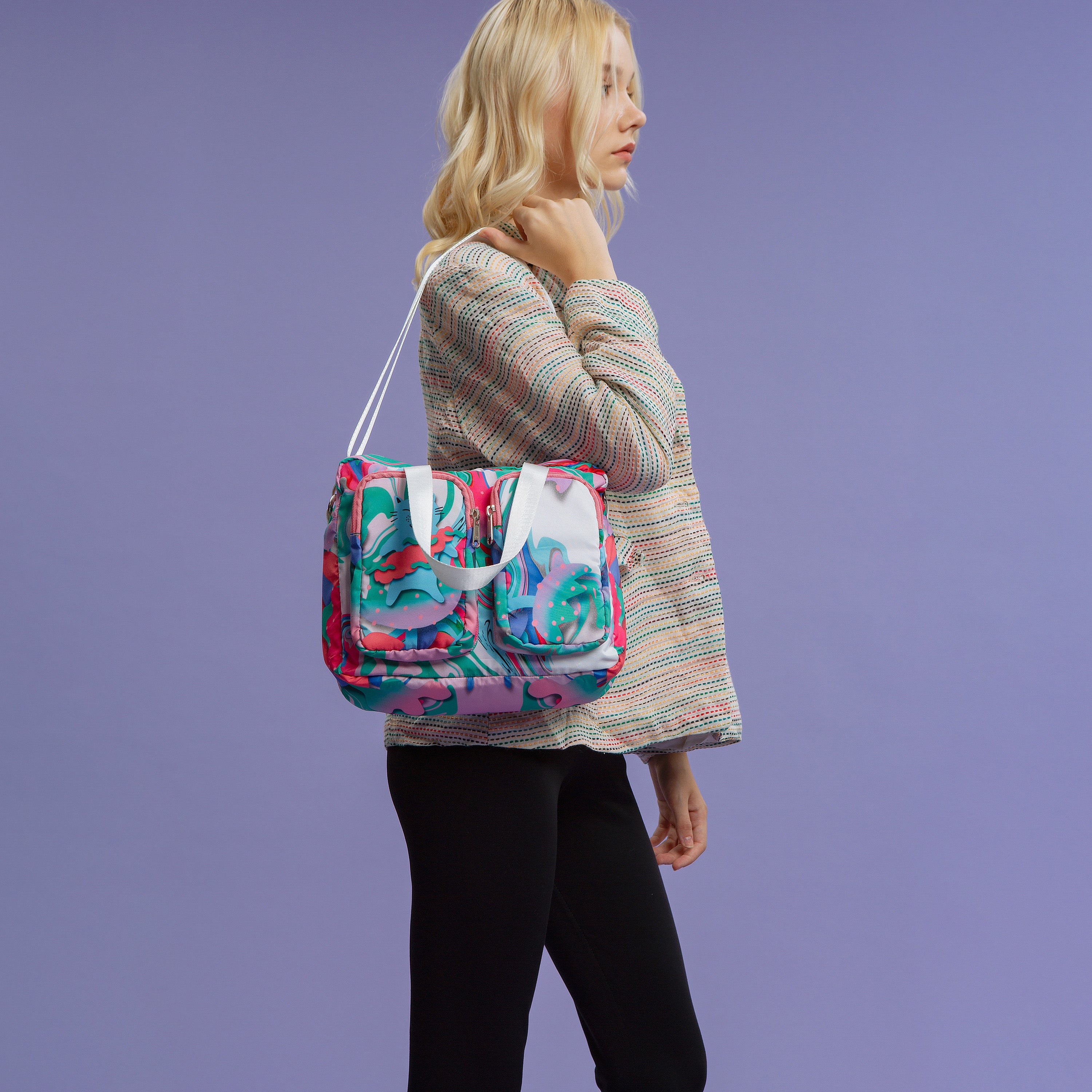 Soresore Lou Sling Bag | Padded Crossbody with 12-Inch Tablet Sleeve