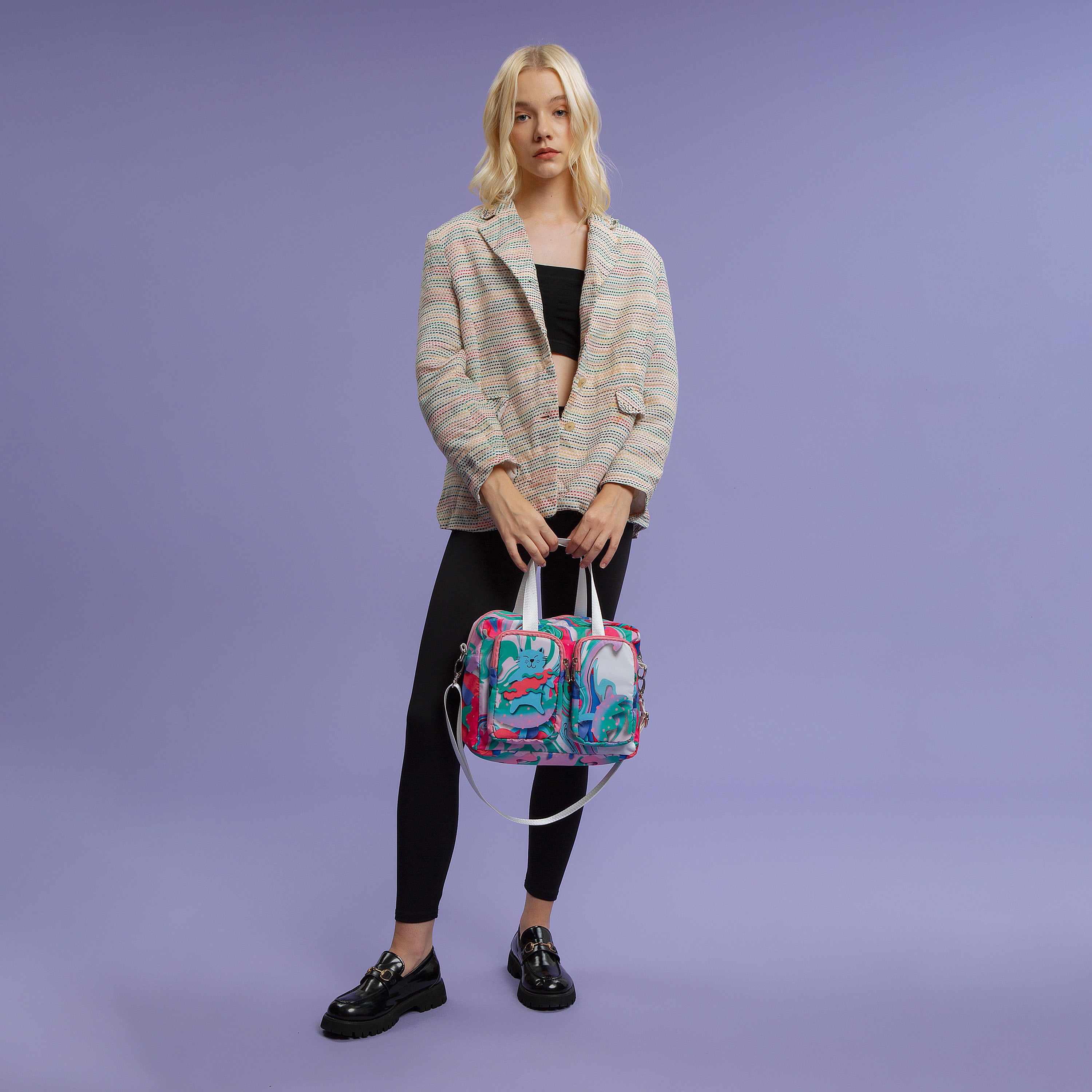 Soresore Lou Sling Bag | Padded Crossbody with 12-Inch Tablet Sleeve
