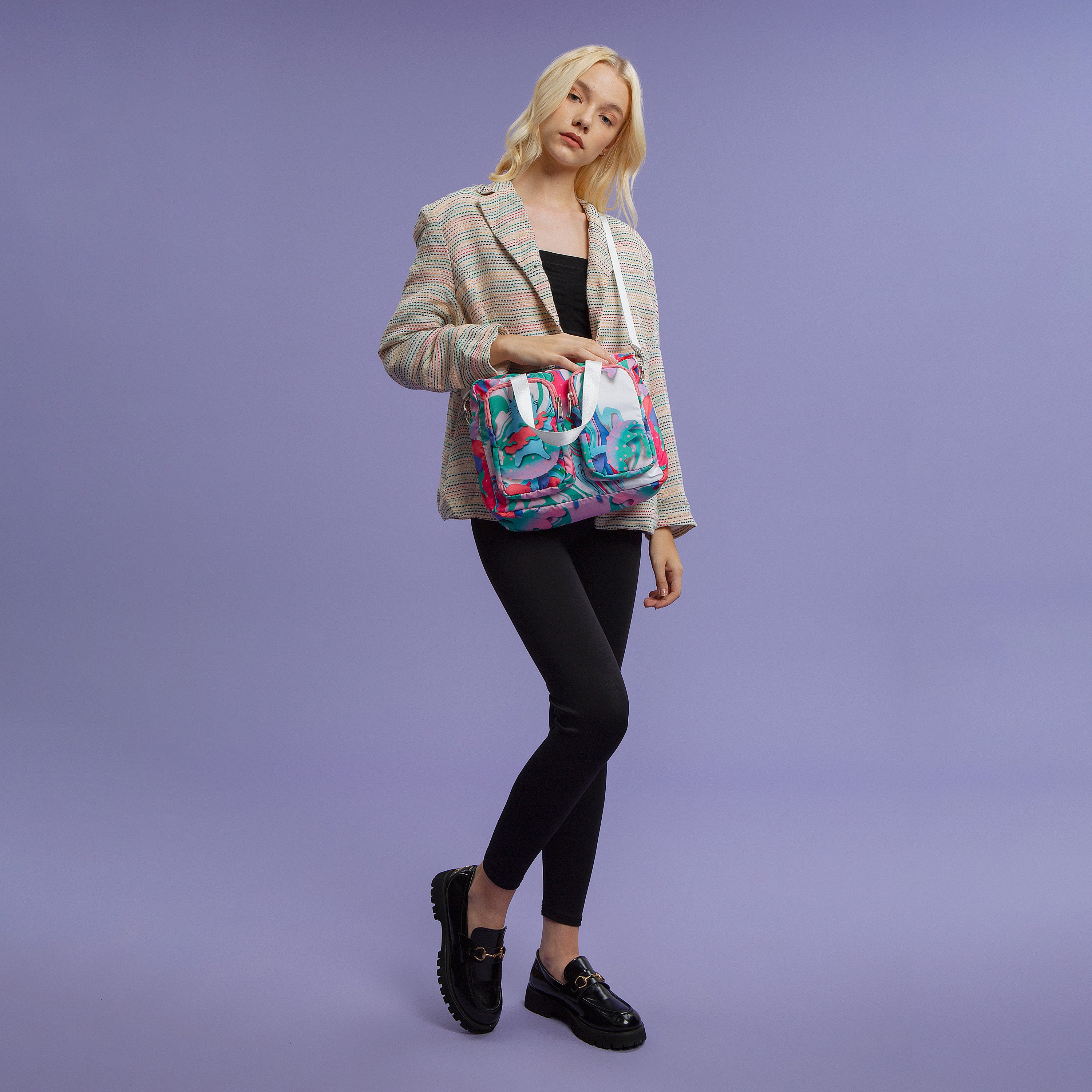 Soresore Lou Sling Bag | Padded Crossbody with 12-Inch Tablet Sleeve