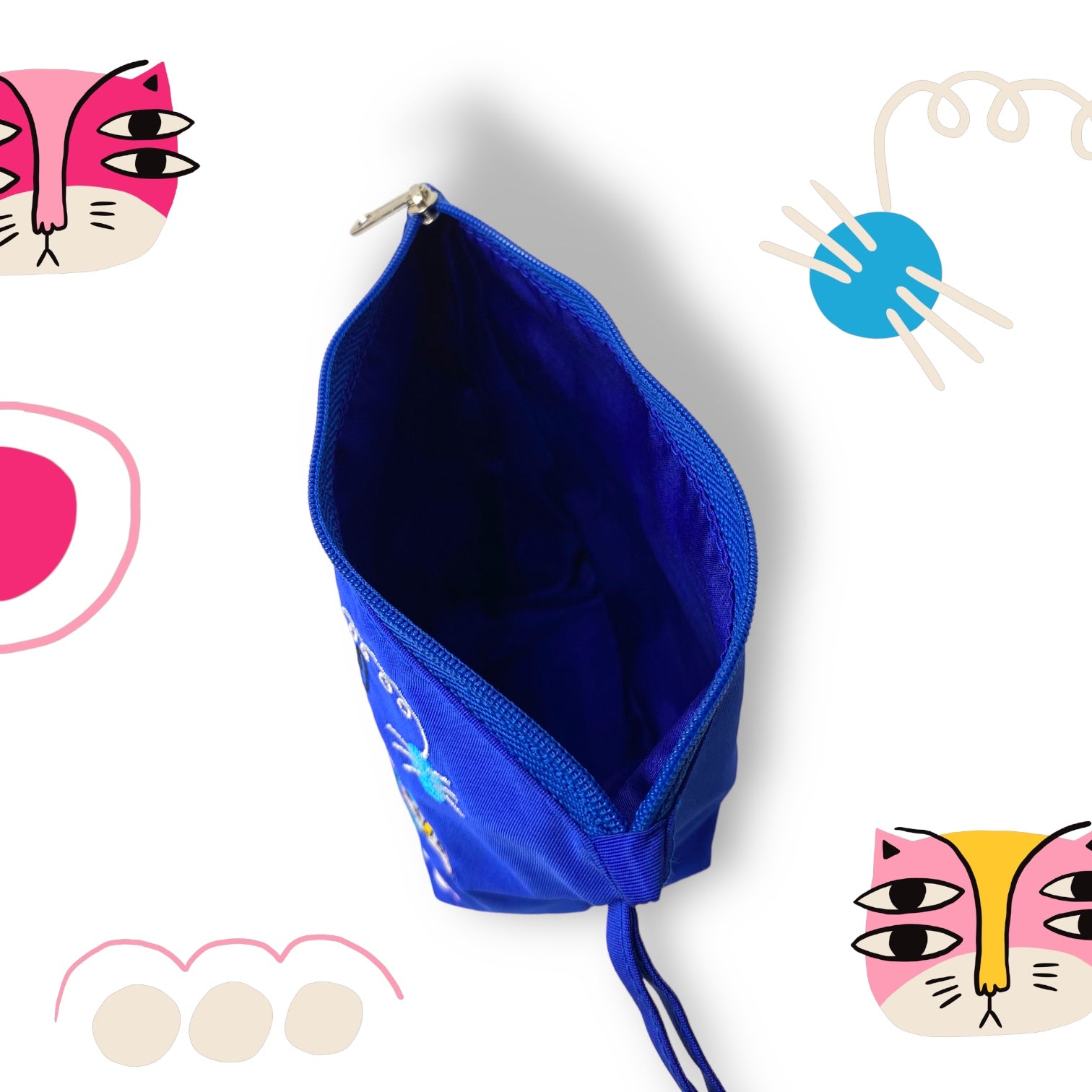 Soresore Embroidered Pouch | Water Repellent Makeup & Cosmetic Bag